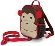SKIP HOP Zoo hátizsák biztonsági hámmal Monkey 1+ - Kis hátizsák