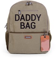 CHILDHOME Daddy Bagpack Canvas Khaki - Prebaľovací ruksak