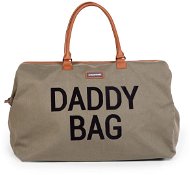 CHILDHOME Daddy Bag Big Canvas Khaki - Prebaľovacia taška na kočík