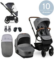 EASYWALKER Set XL Harvey3 Exclusive Grey with Accessories - Baby Buggy