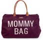 CHILDHOME Mommy Bag Aubergine - Prebaľovacia taška na kočík