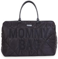 CHILDHOME Mommy Bag Puffered Black - Pelenkázó táska