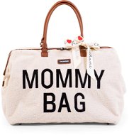 CHILDHOME Mommy Bag Teddy Off White - Prebaľovacia taška na kočík