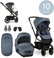 EASYWALKER Set XL Harvey3 Steel Blue with Accessories - Baby Buggy