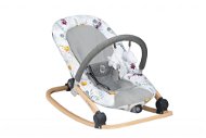 MoMi with melody LUMIWOOD with flowers - Baby Rocker