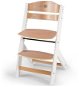 Kinderkraft Enock White wooden - Jídelní židlička