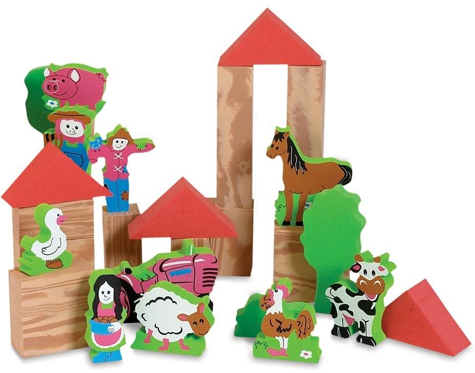 EDUSHAPE puha kocka, farmos