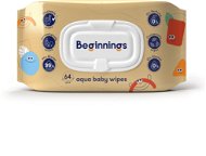 BEGINNINGS wet flushable wipes (64 pcs) - Baby Wet Wipes