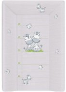 CEBA Baby mat soft 3-square zebra, grey 70 × 50 cm - Changing Pad
