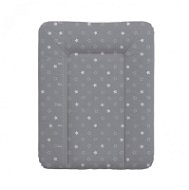 CEBA Baby mat for chest of drawers stars, dark grey 70 × 50 cm - Changing Pad