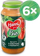 Hami Organic Sweet potatoes with turkey and peppers 6×250 g - Baby Food