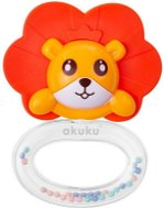 AKUKU silicone teether with lion rattle - Baby Teether