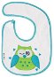 AKUKU baby terry bib white with green owl - Bib
