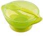 AKUKU bowl with suction cup and spoon, green - Children's Dining Set