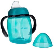 AKUKU inclined cup with silicone mouthpiece blue, 280 ml - Children's Water Bottle