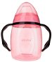 AKUKU hrnček naklonený so silikónovým náustkom ružový, 280 ml - Detská fľaša na pitie