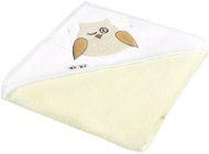 AKUKU baby towel 80 × 80 beige with owl - Children's Bath Towel
