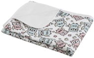 AKUKU waterproof terry mat 50 × 70 cm, white with owl - Changing Pad