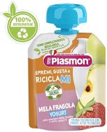 PLASMON bezlepková ovocno-jogurtová, jahoda 85 g, 12 mes.+ - Kapsička pre deti