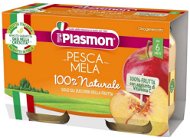 PLASMON bezlepkový ovocný, broskyňa a jablko 2× 104 g, 6 mes.+ - Príkrm