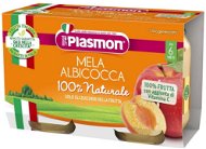 PLASMON bezlepkový ovocný, jablko a marhuľa 2× 104 g, 6 mes.+ - Príkrm