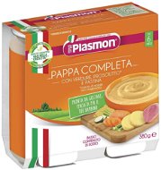PLASMON vegetable with ham and pasta 2× 190 g, 6m+ - Baby Food