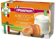 PLASMON dezert bezlepkový jogurt a marhuľa 2× 120 g, 6 mes.+ - Príkrm
