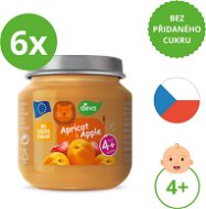 DEVA Apricot, Apple 6×125g - Baby Food
