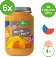 DEVA Banana, Apricot 6×200g - Baby Food