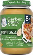 GERBER Organic 100 % rastlinný príkrm lahodná tekvica s fazuľkami a paštrnákom 190 g - Príkrm