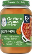 GERBER Organic 100 % rastlinný príkrm cícer s paradajkovou omáčkou a mrkvou 190 g - Príkrm
