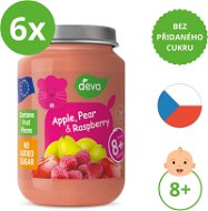 DEVA Apple, Pear, Raspberry 6×200g - Baby Food