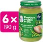 GERBER Organic broccoli baby food with peas and curly meat 6× 190 g - Baby Food