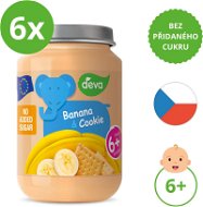 DEVA Banana with Biscuits 6×200g - Baby Food