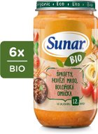 SUNAR Organic Spaghetti Bolognese 6× 235 g - Baby Food