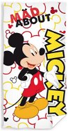 CARBOTEX nagy Mickey Mouse 70×140 cm - Gyerek fürdőlepedő