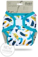 PETIT LULU Turquoise feathers SIO complete sz - Cloth Nappies