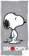 CARBOTEX Snoopy Grey 70×140 cm - Gyerek fürdőlepedő