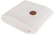 CEBA knitted blanket in gift box cream color, 90 × 90 cm - Blanket
