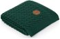 CEBA knitted blanket in Emerald wool gift wrap, 90 × 90 cm - Blanket