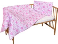 COSING SLEEPLEASE 2 részes ágyneműhuzat - Szívek, rózsaszín - Gyerek ágyneműhuzat