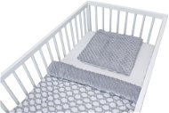 COSING Crib set MINKY grey + cloud - Children's Bedding