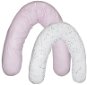 EKO ZOFIA KOT nursing pillow Light Pink 180 cm - Nursing Pillow