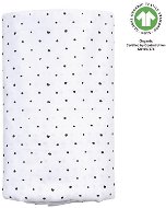 MOTHERHOOD muszlin pelenka BIO XXL Black Dots, 130 × 130 cm - Mosható pelenka