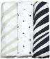 MOTHERHOOD muslin diapers Dark Blue Zebra 3 pcs, 70 × 80 cm - Cloth Nappies