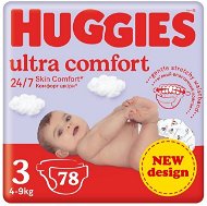 HUGGIES Ultra Comfort Mega 3 (78 ks) - Jednorazové plienky