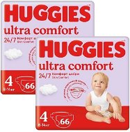 HUGGIES Ultra Comfort Jumbo 4 (132 pcs) - Disposable Nappies