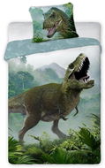 FARO balvnené obliečky T-Rex 002, 140 × 200 cm - Detská posteľná bielizeň