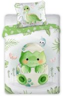 FARO detské balvnené obliečky Dino 100 × 135 cm - Detská posteľná bielizeň