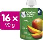 GERBER Organic kapsička mango 16× 90 g - Kapsička pre deti